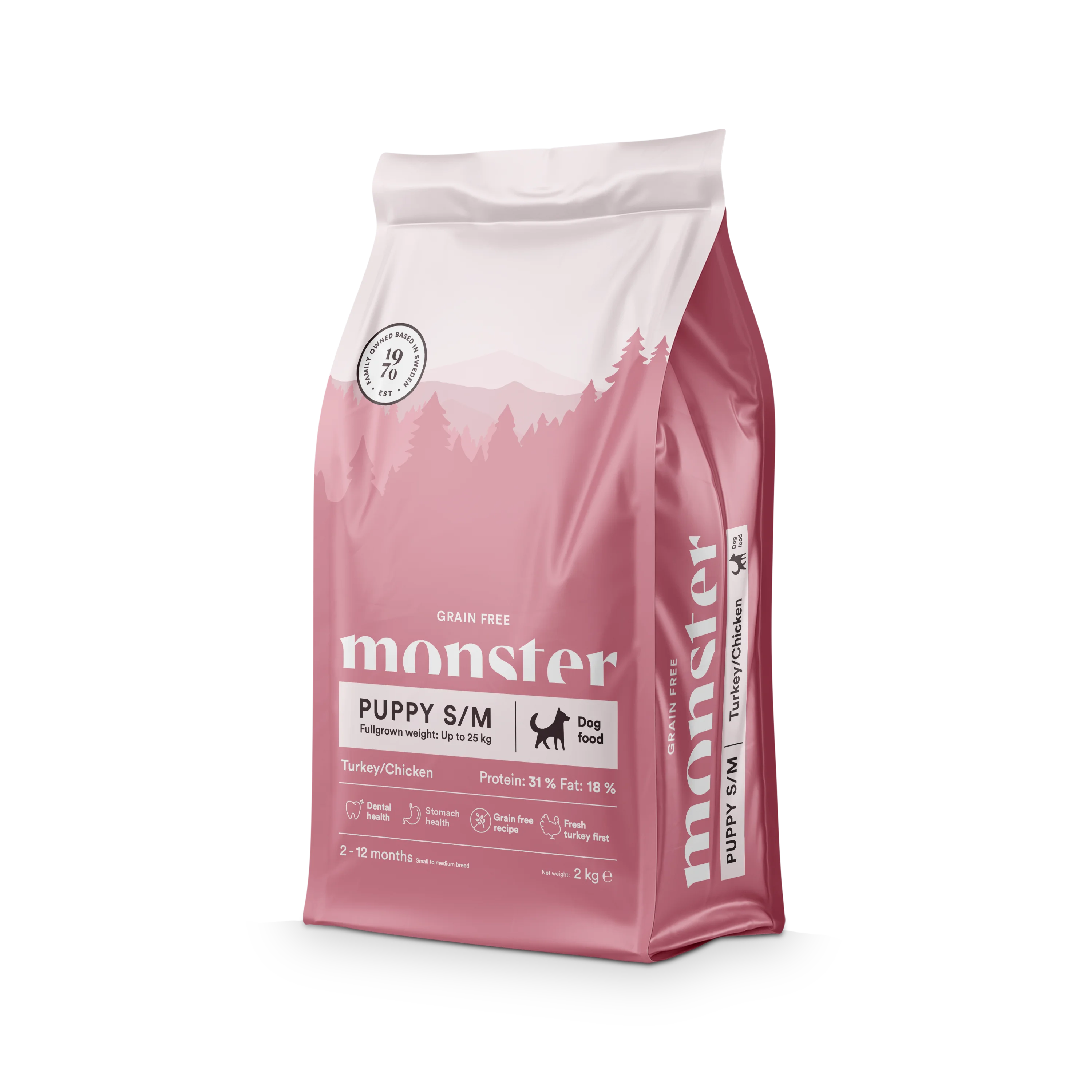 Monster Grain Free - Puppy Small & Medium Chicken & Turkey