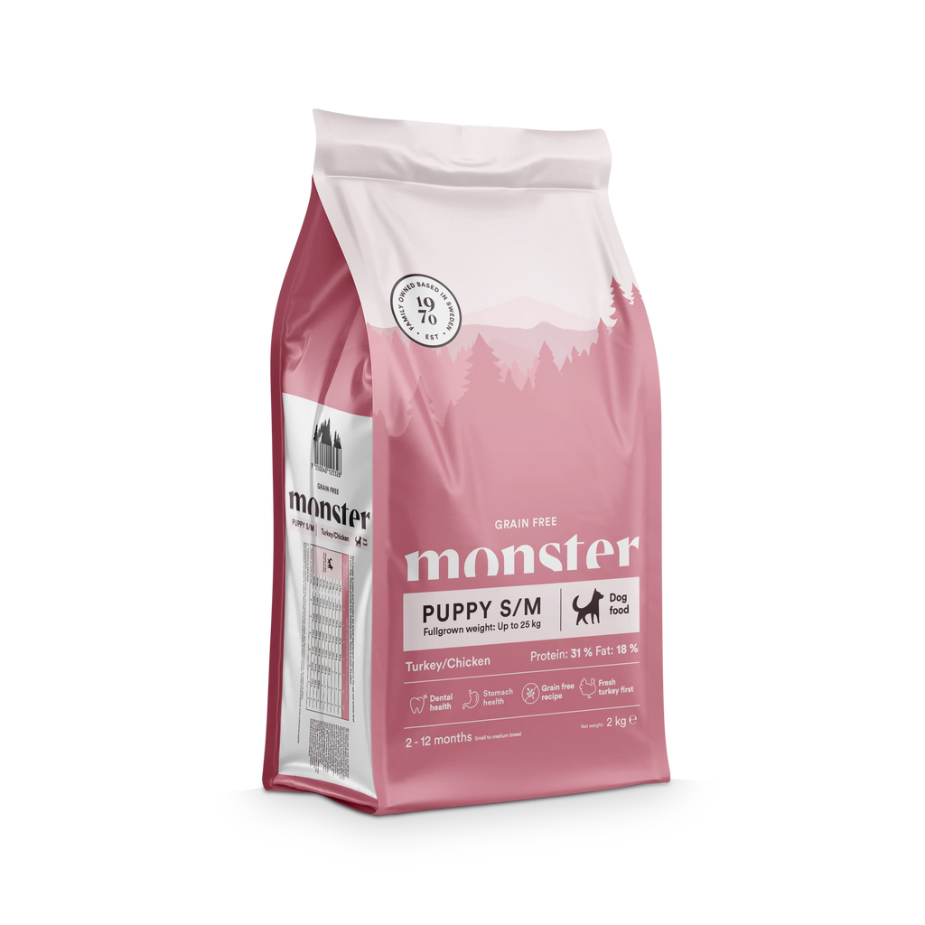 Monster Grain Free - Puppy Small & Medium Chicken & Turkey