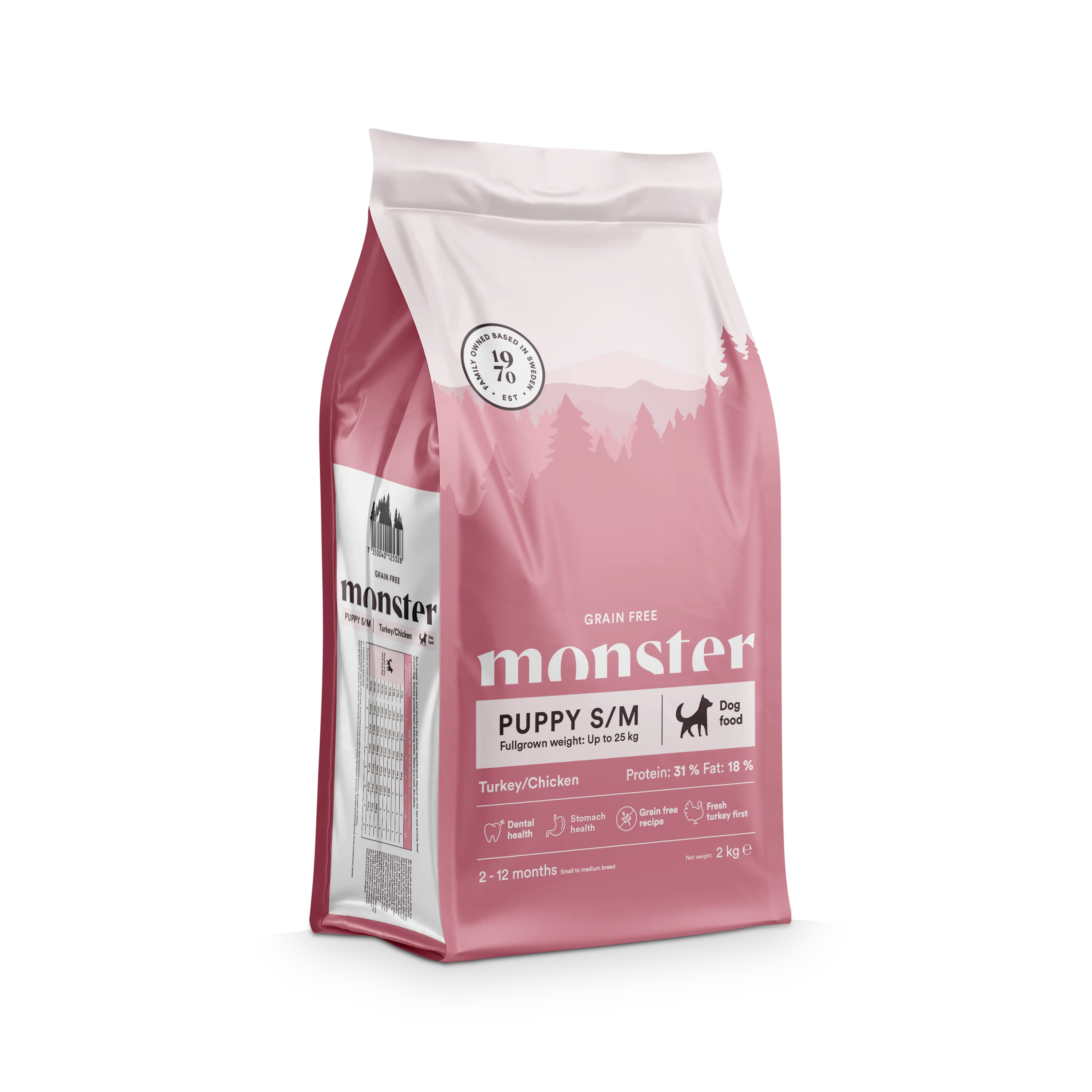 Monster Grain Free - Puppy Small & Medium Chicken & Turkey