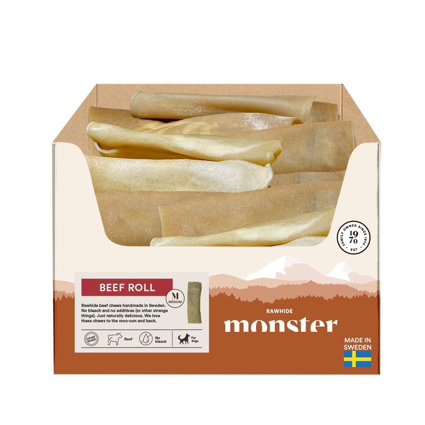 Monster - Rawhide Beef Roll M-es