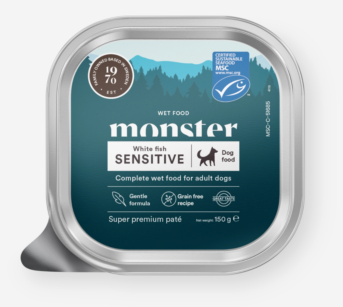 Monster - Sensitive White Fish Paté