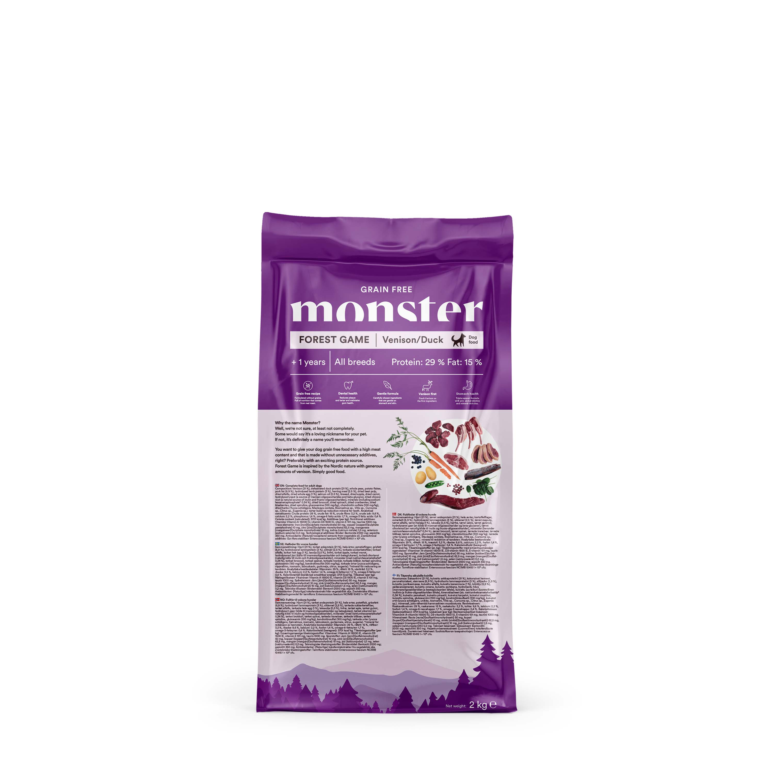 Monster Grain Free -  Forest Game