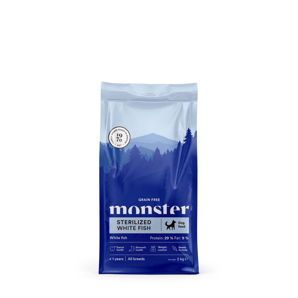 Monster Grain Free - Sterilized White Fish