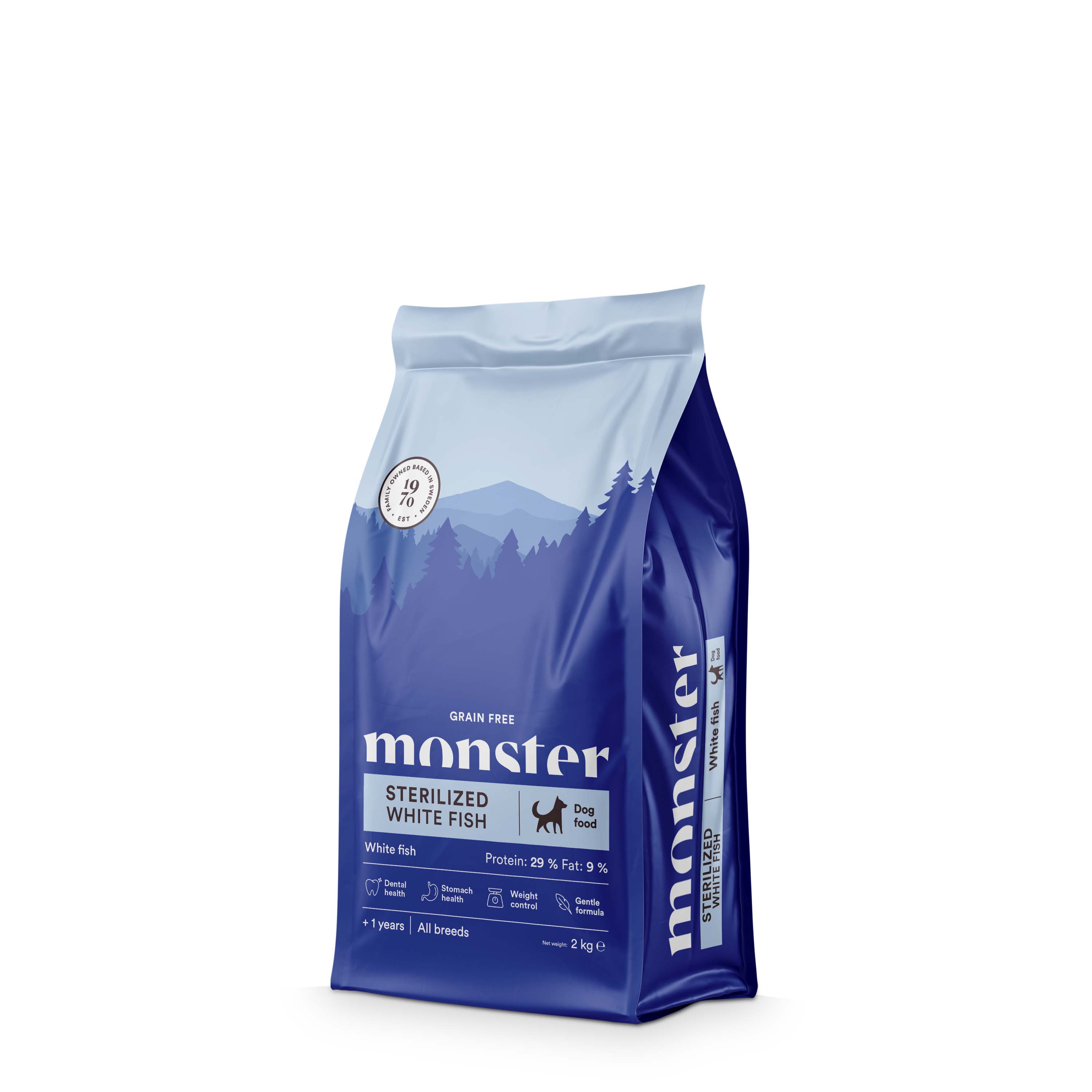 Monster Grain Free - Sterilized White Fish