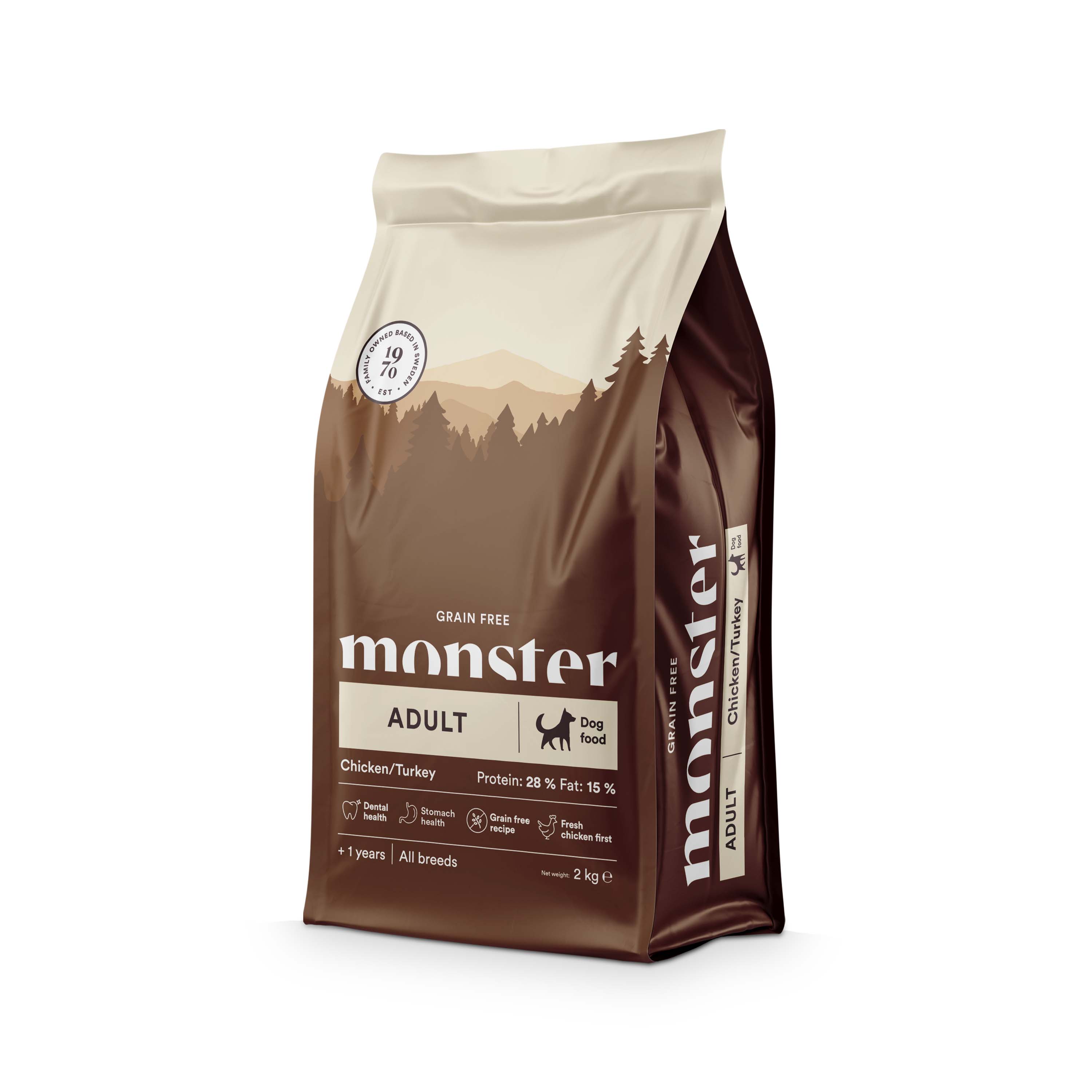 Monster Grain Free - Adult Chicken & Turkey