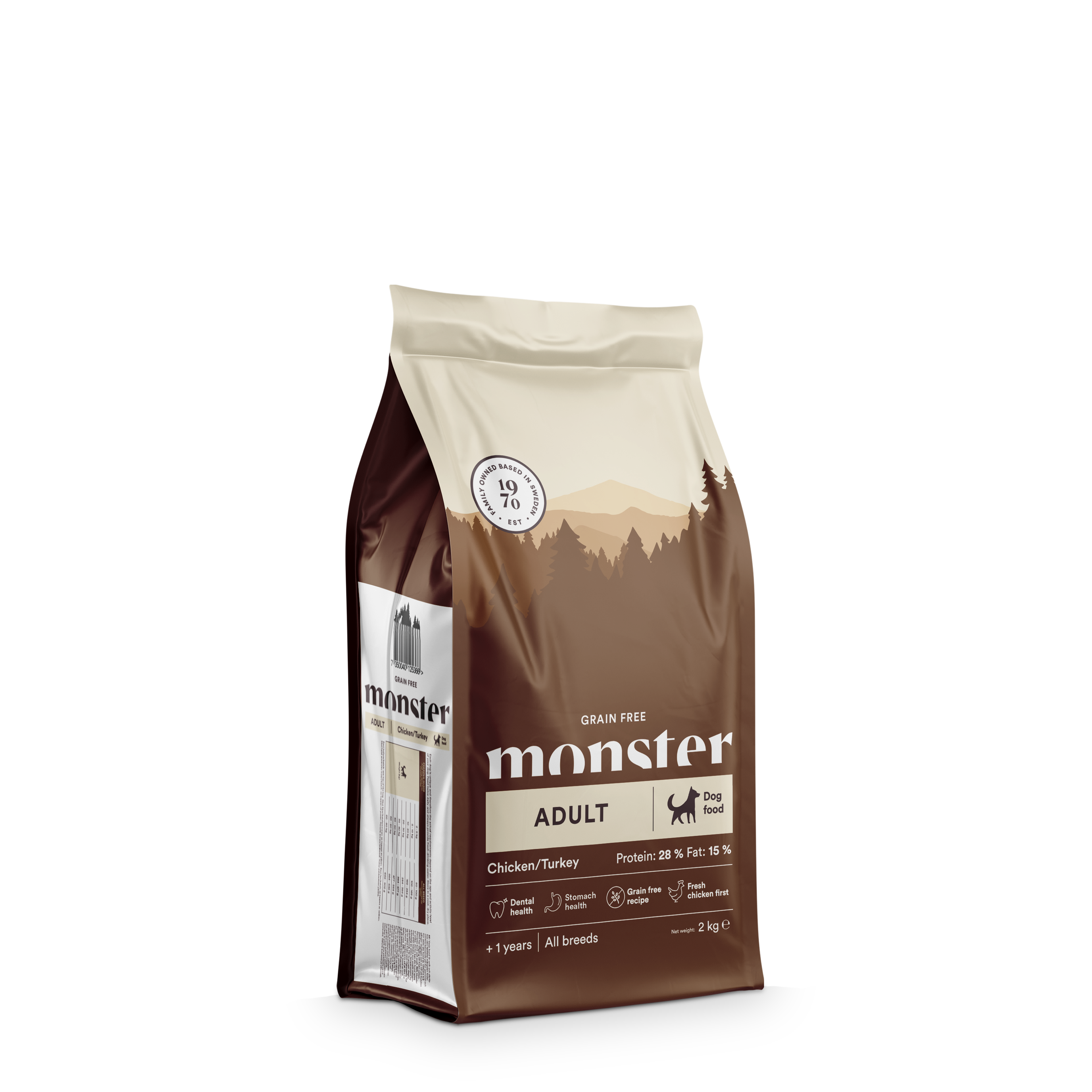 Monster Grain Free - Adult Chicken & Turkey