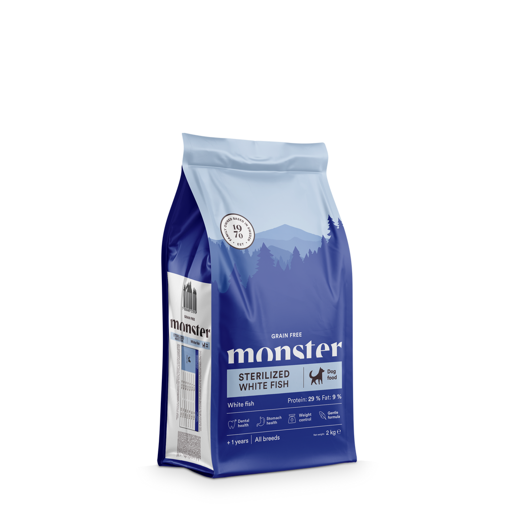 Monster Grain Free - Sterilized White Fish
