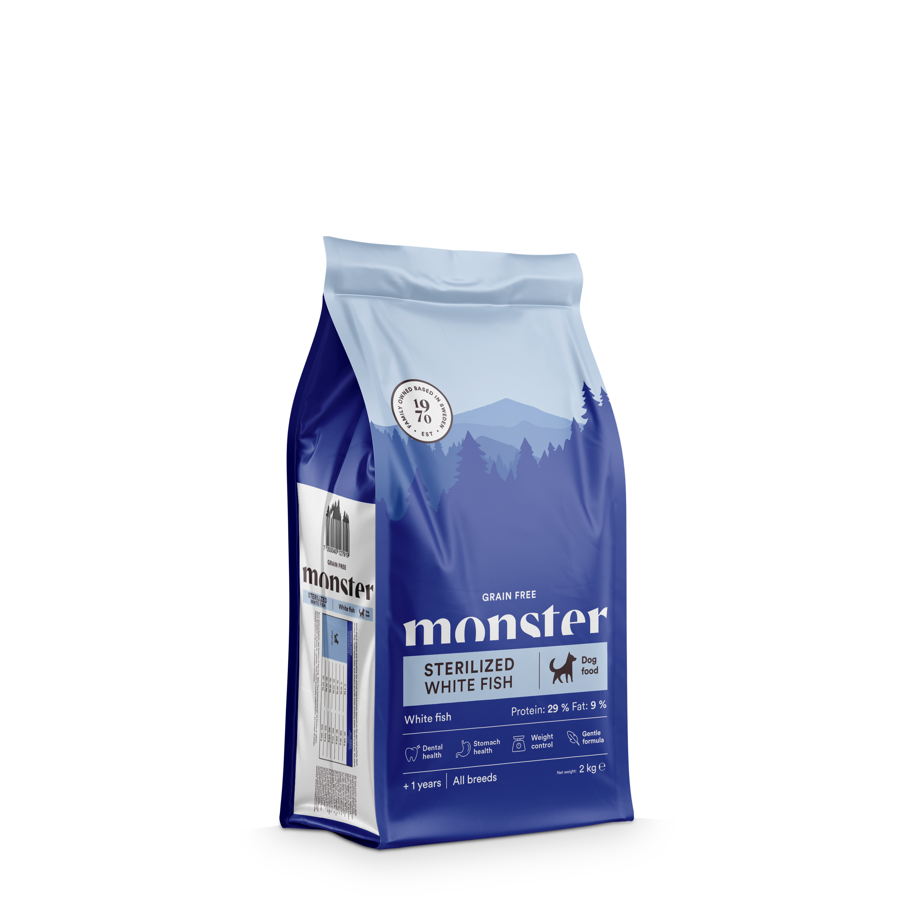 Monster Grain Free - Sterilized White Fish