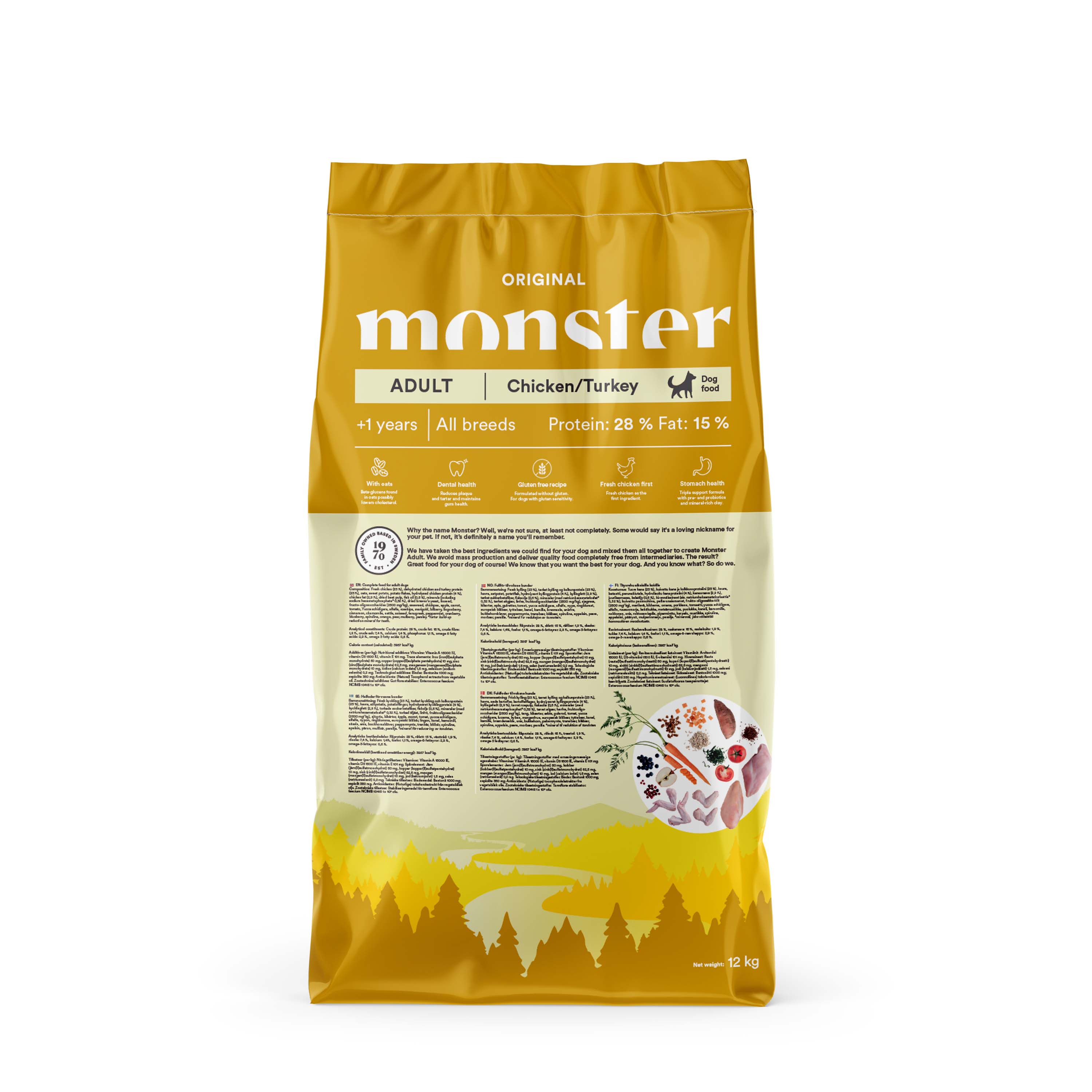 Monster Original - Adult  Chicken, Turkey